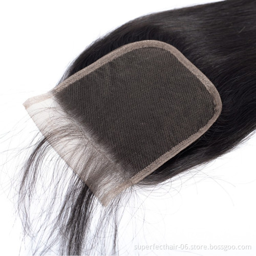 Wholesale New Trends Transparent HD 4*4 Thin Swiss Lace Frontal Closure,HD Transparent Swiss Lace Frontal Vendor